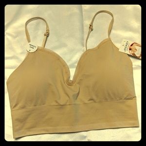 NWT Large Beige Jockey Bralette